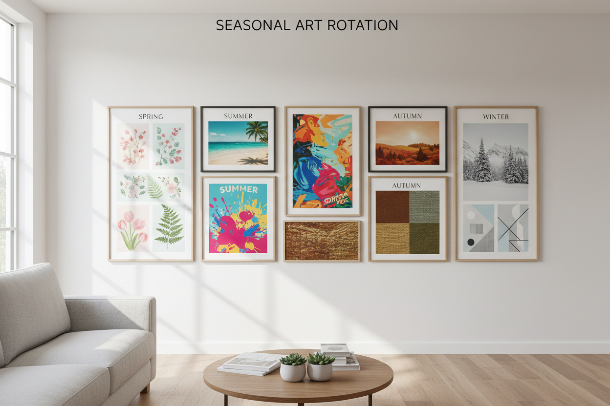 Comment adapter vos affiches à chaque saison pour une déco évolutive ?