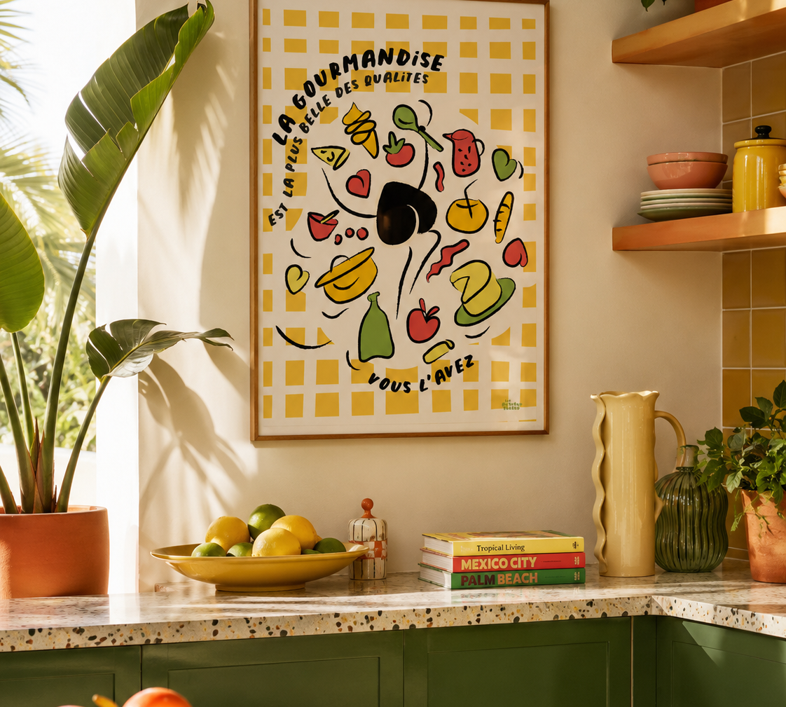 Affiche cuisine : idées déco pour la pièce qui rassemble
