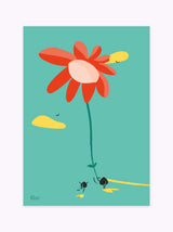 Affiche amour • La fleur