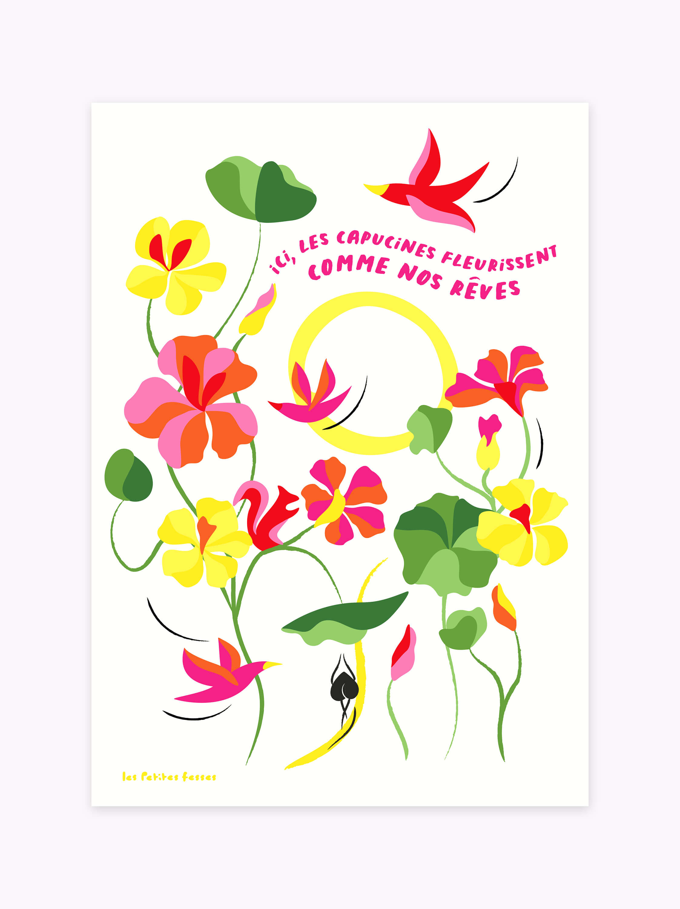affiche-colorée-les-capucines