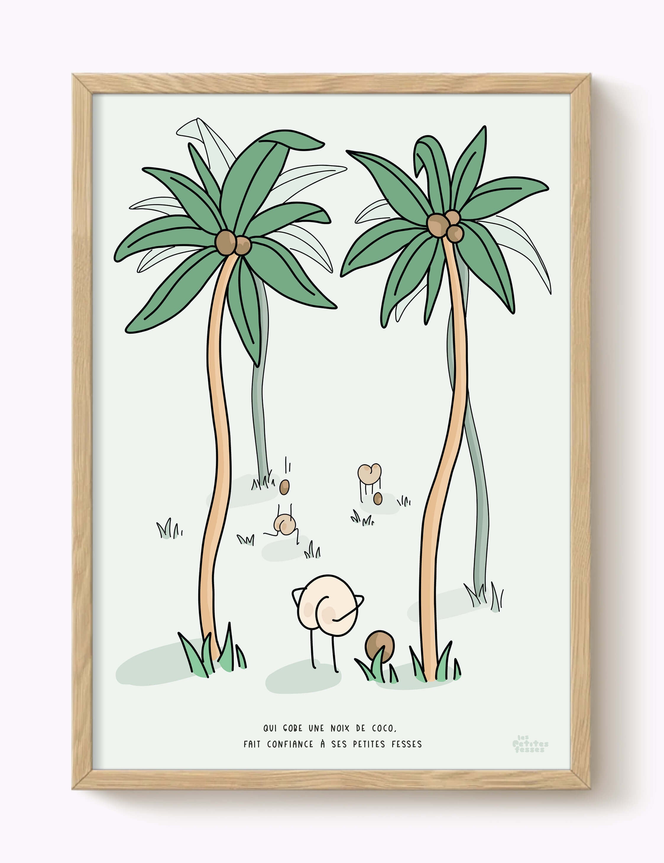 Affiche Qui gobe une noix de coco