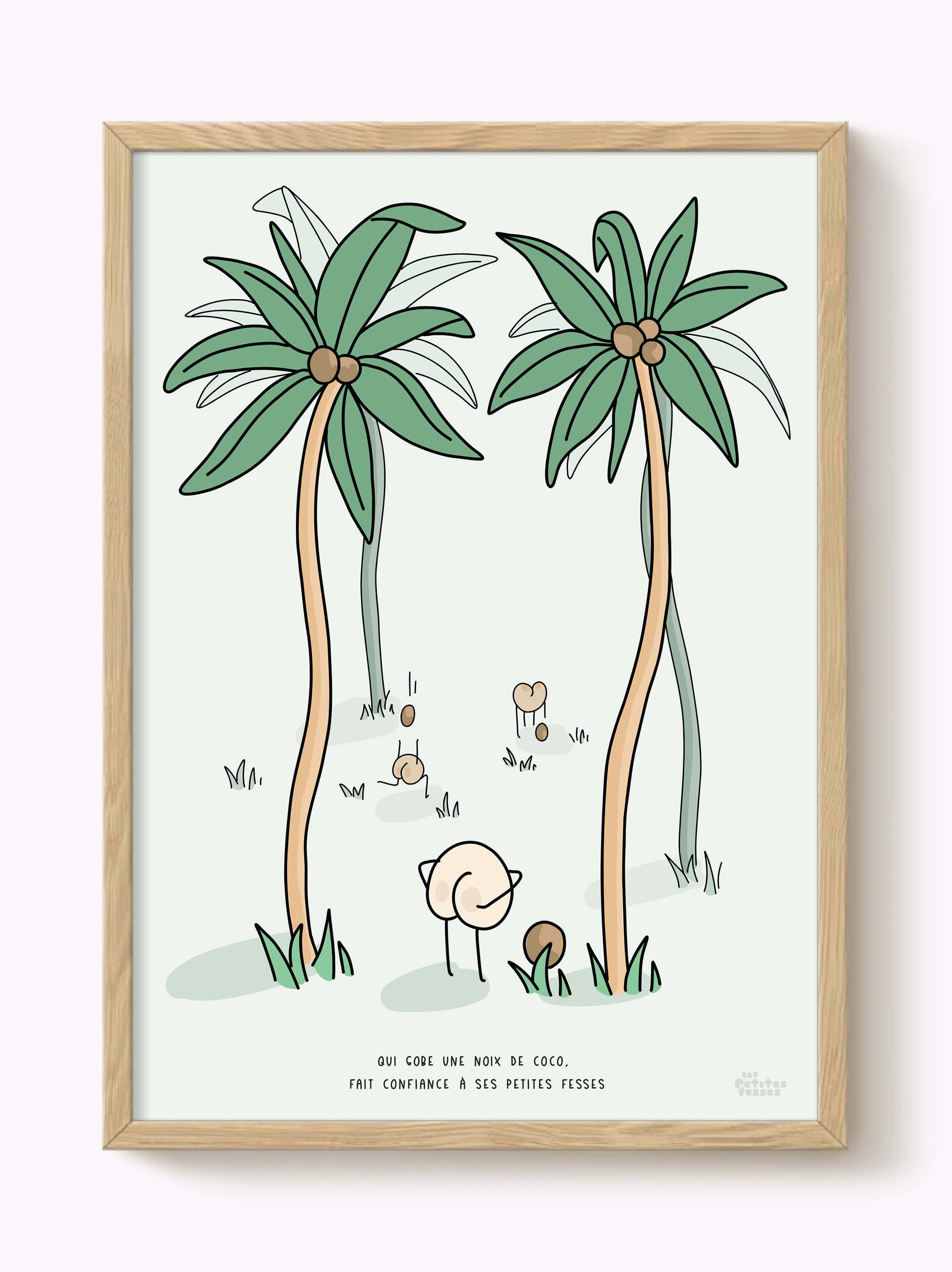 Affiche Qui gobe une noix de coco