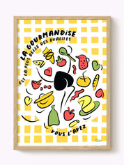 Affiche La gourmandise