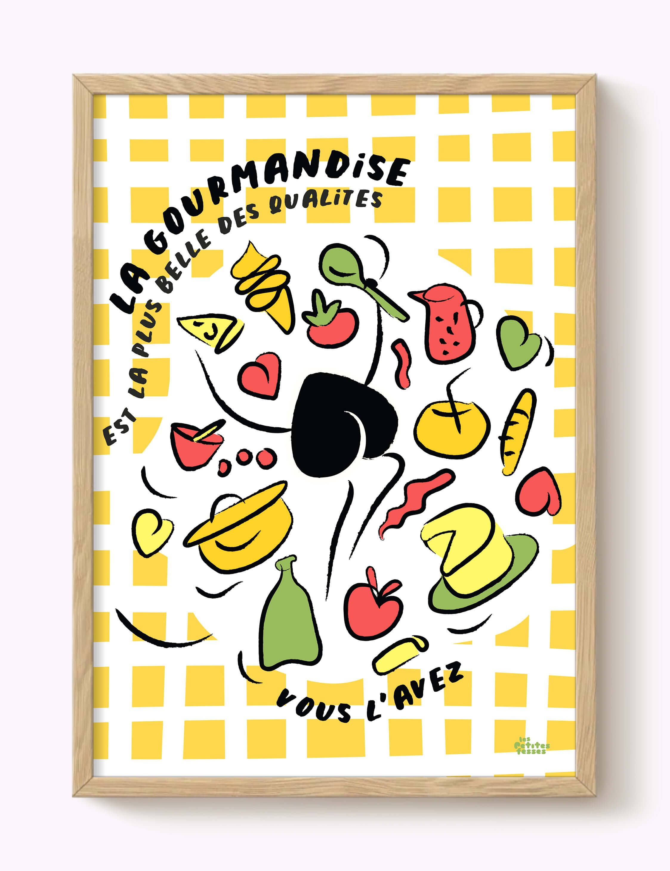 Affiche La gourmandise