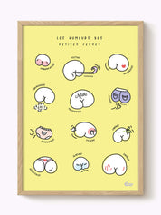 Affiche Les humeurs des petites fesses