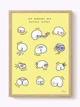 Affiche Les humeurs des petites fesses