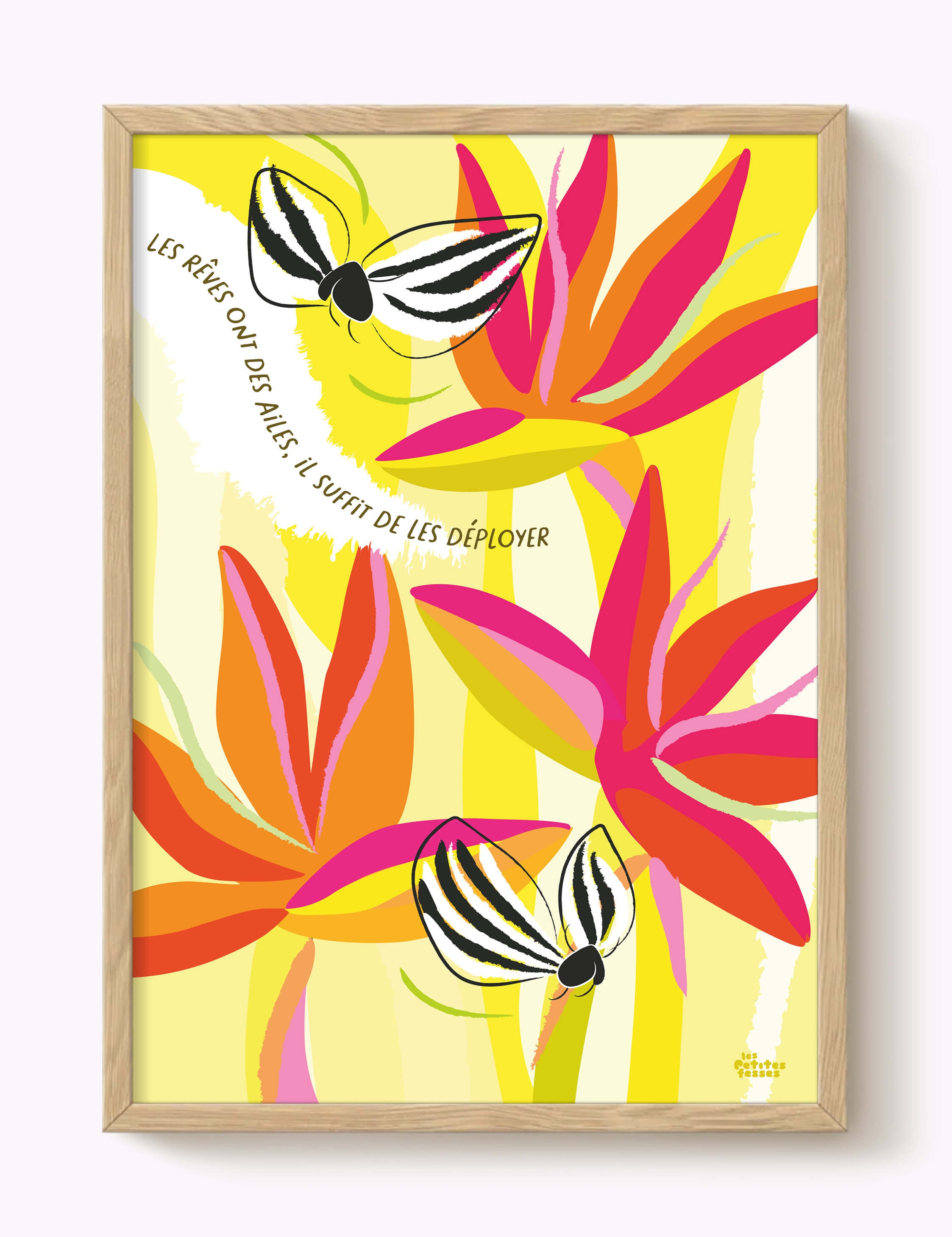 Affiche Oiseau du paradis