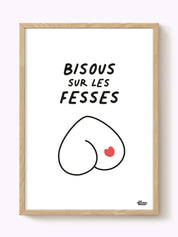 Affiche Bisou