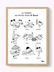 Affiche La typologie du bassin d'Arcachon