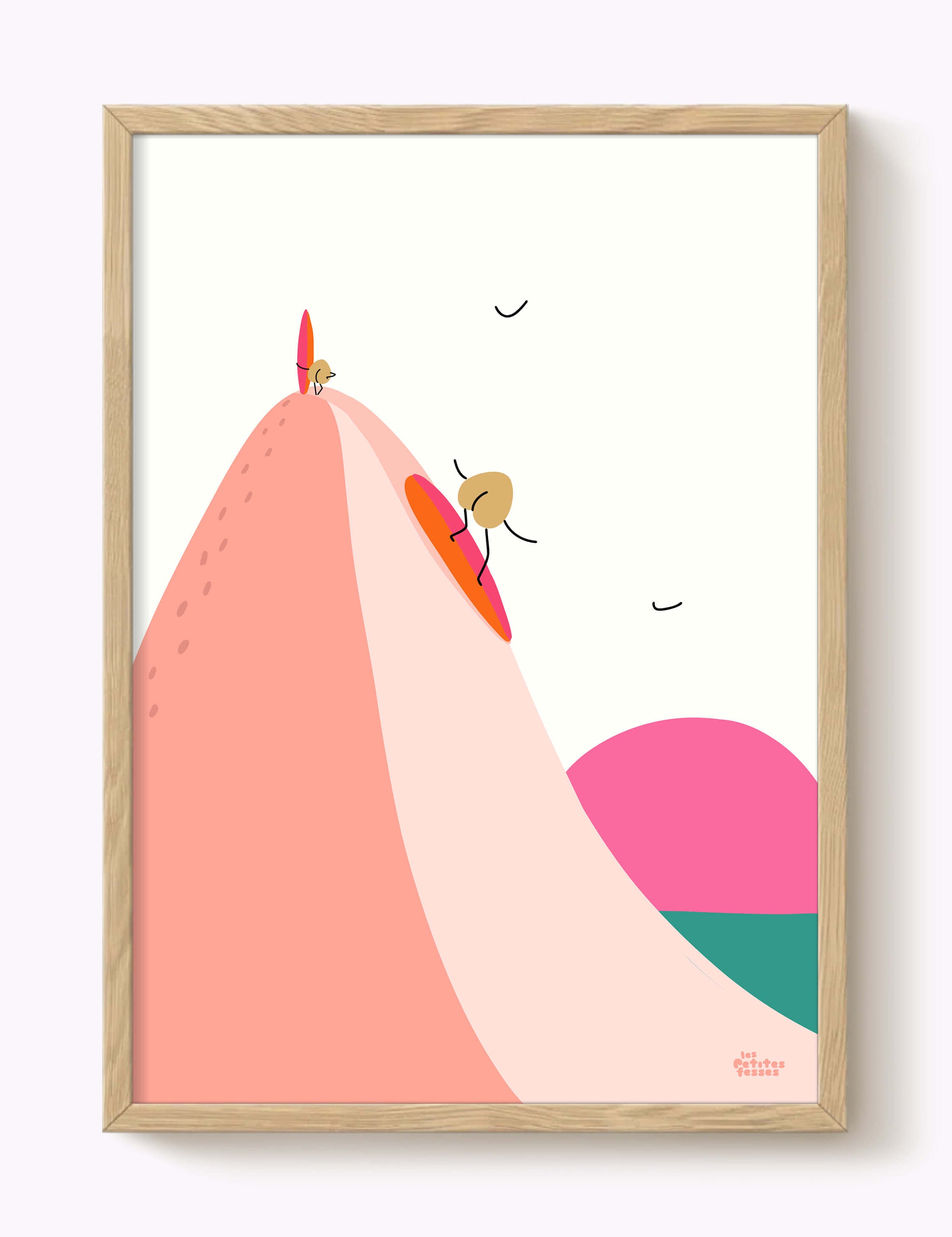 Affiche Surf sur la dune du Pilat