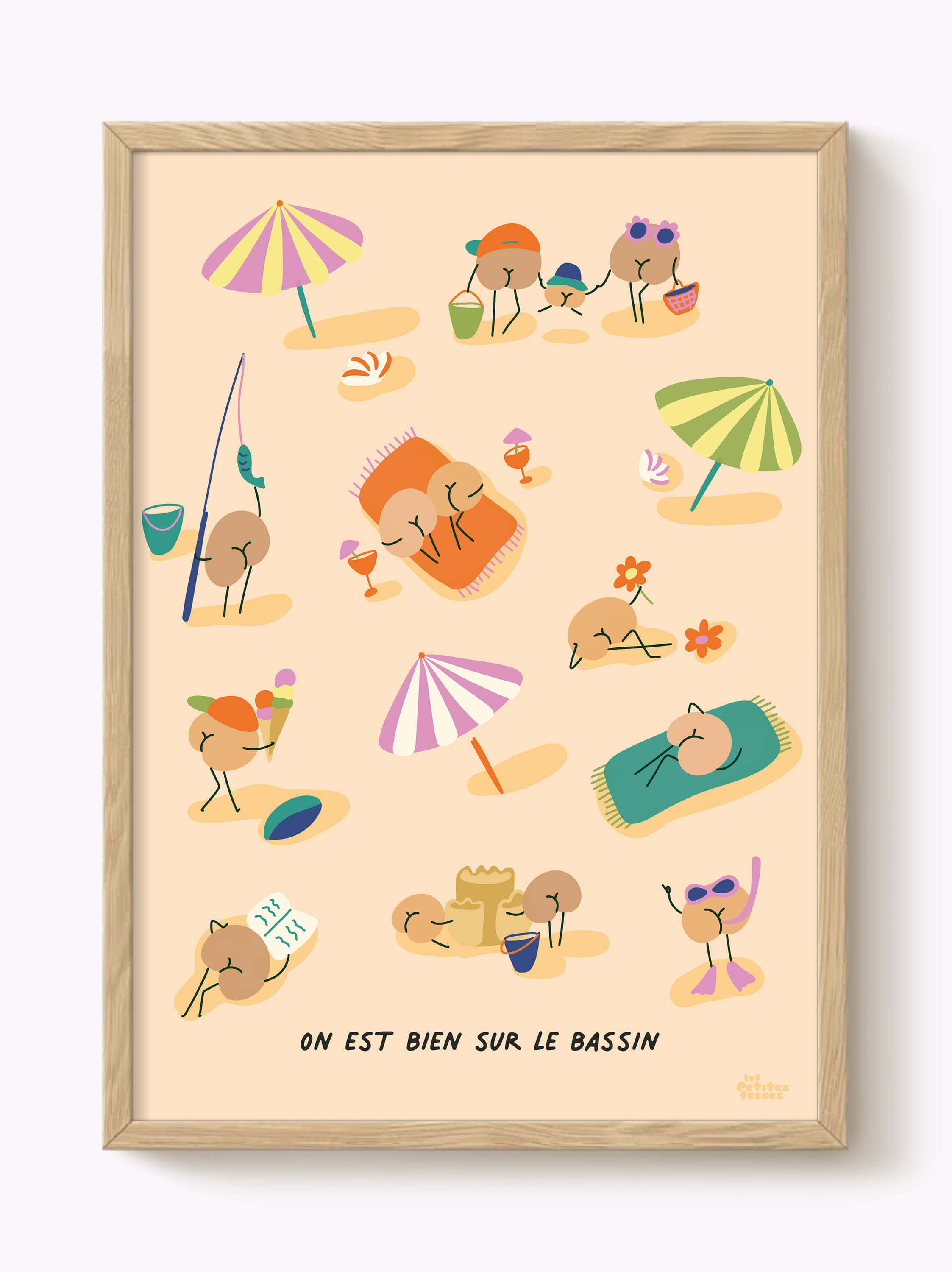 Affiche Journée plage
