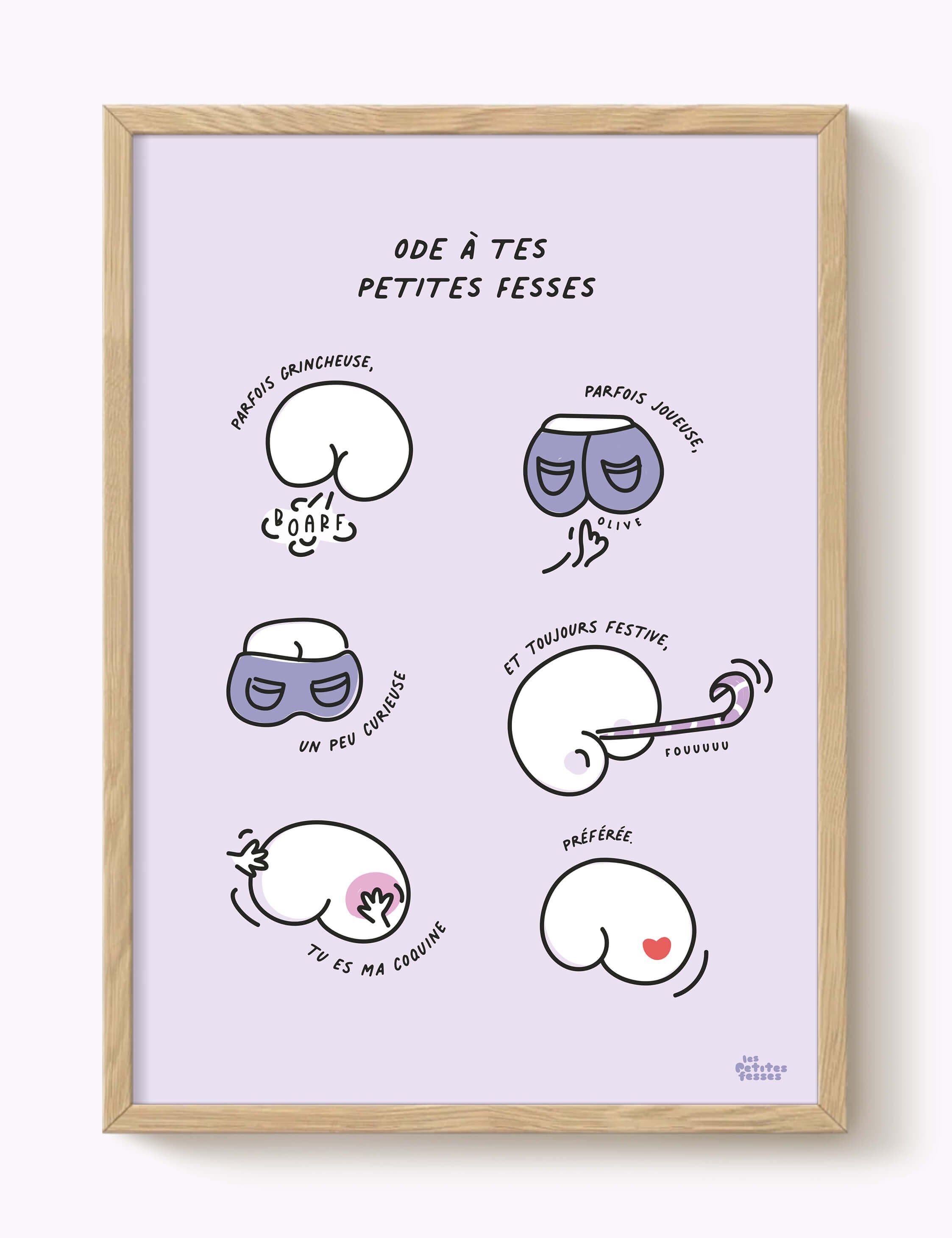 Affiche Ode à tes petites fesses