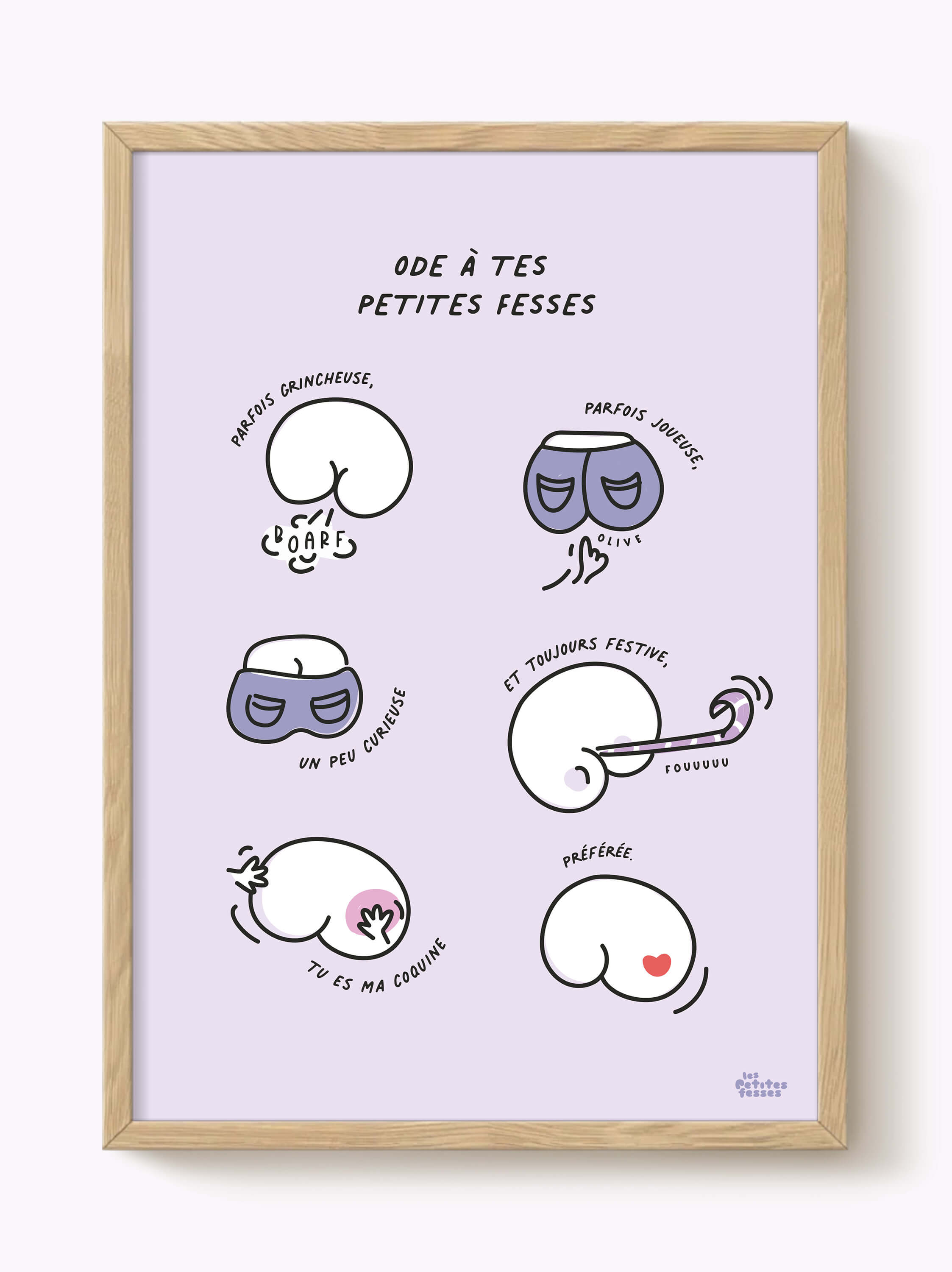 Affiche Ode à tes petites fesses