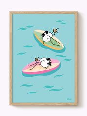 Affiche Paddle & Cocktail Chill