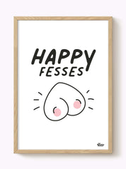 Affiche Happy Fesses