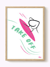 Affiche Surf Take Off