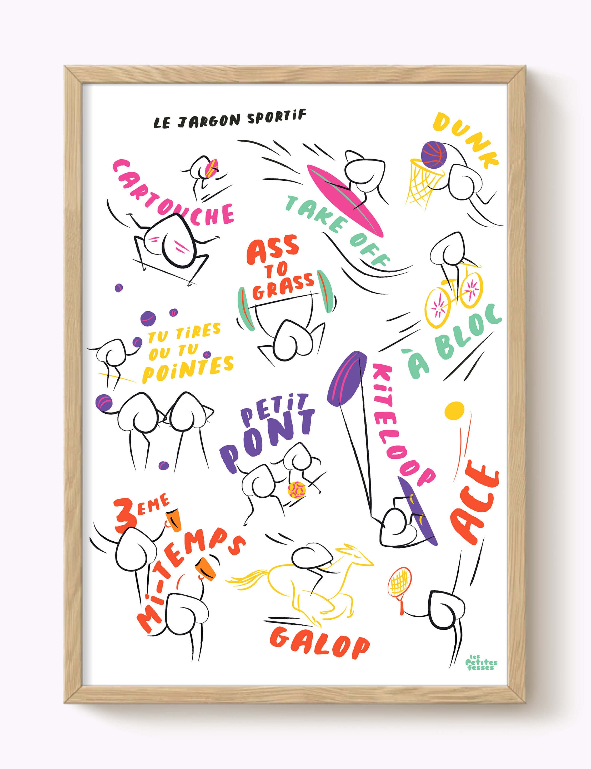 Affiche Le jargon sportif