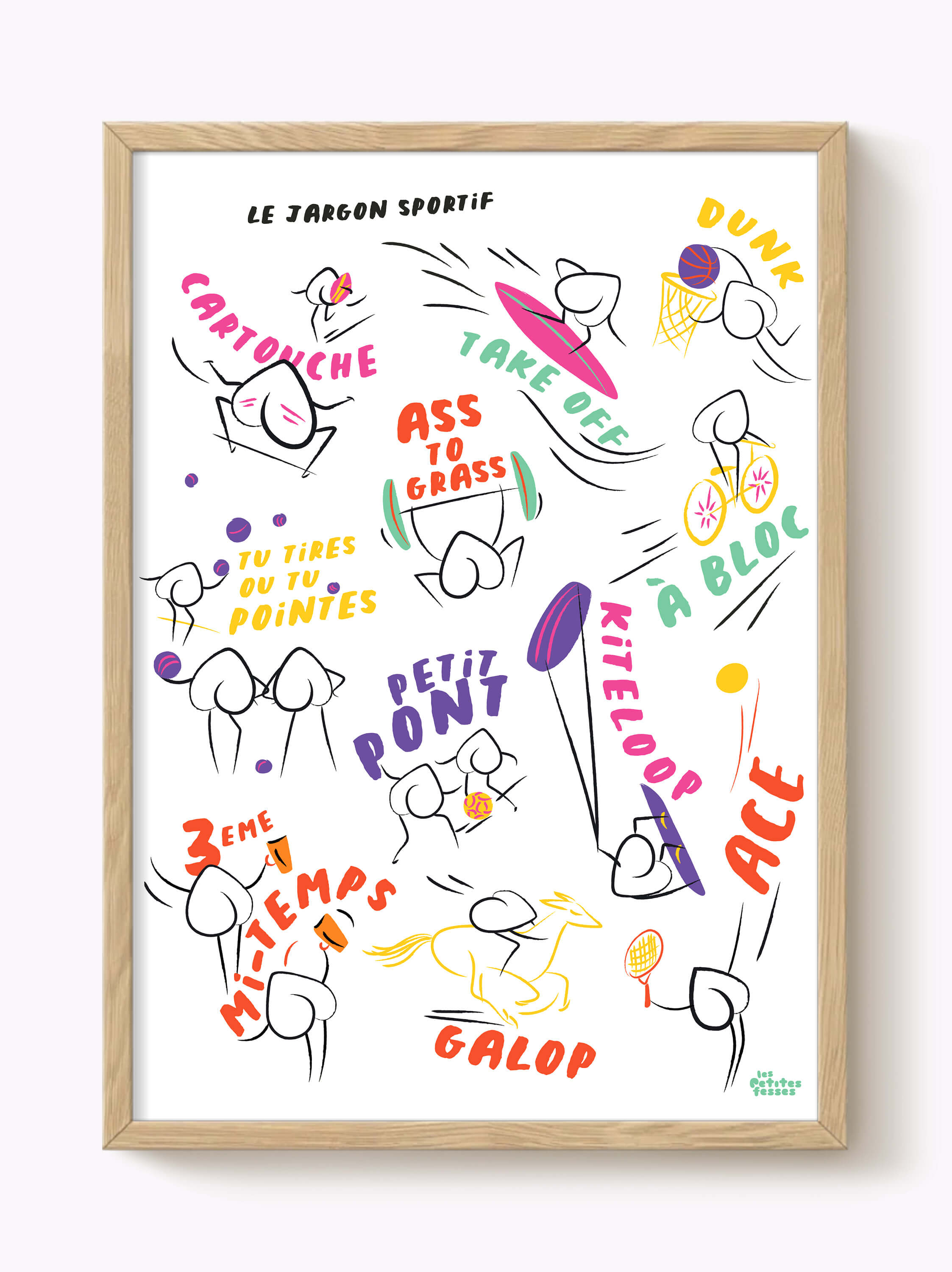 Affiche Le jargon sportif