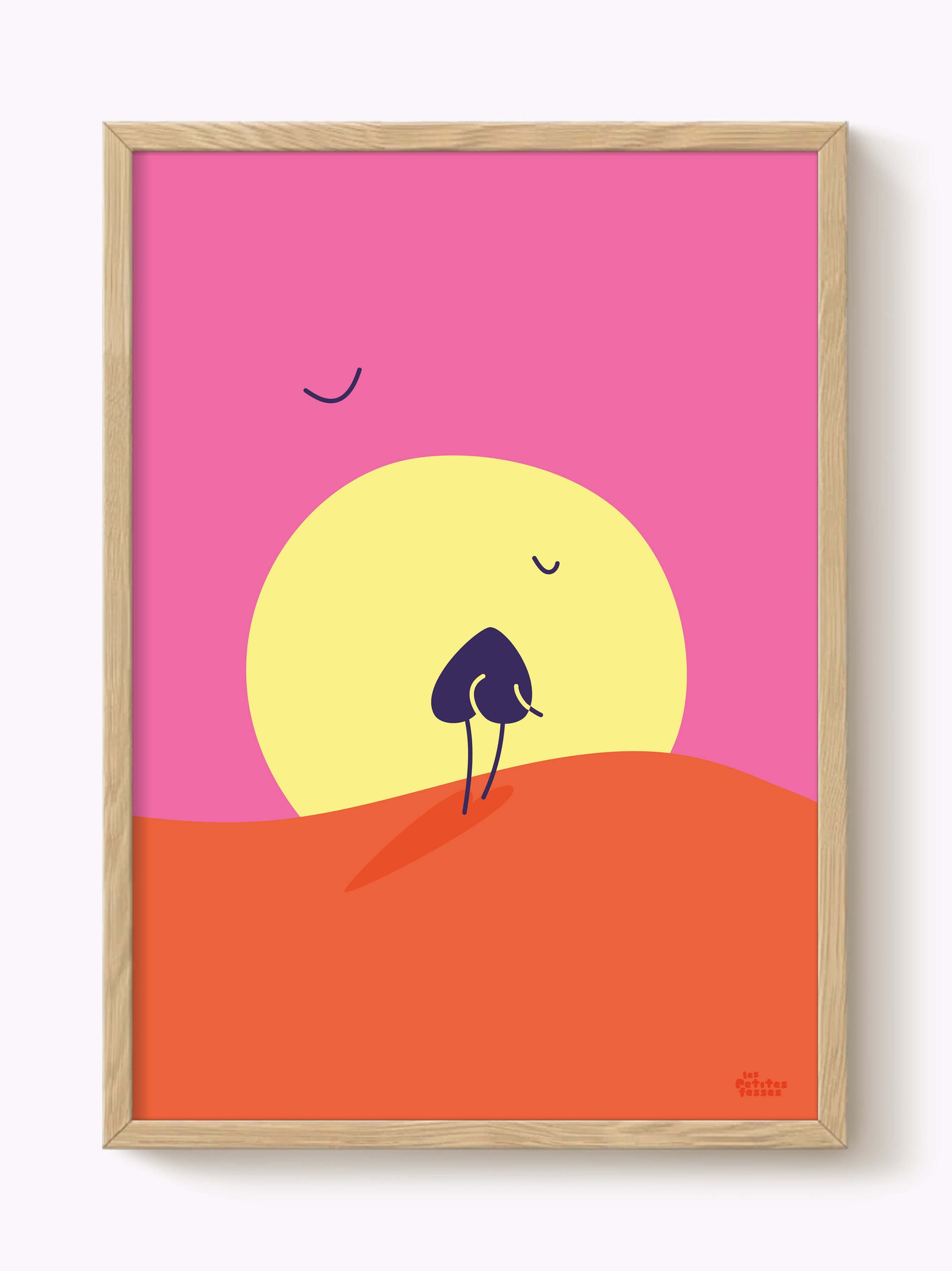 Affiche Sunset rose