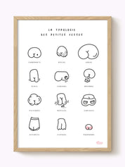 Affiche La typologie des petites fesses