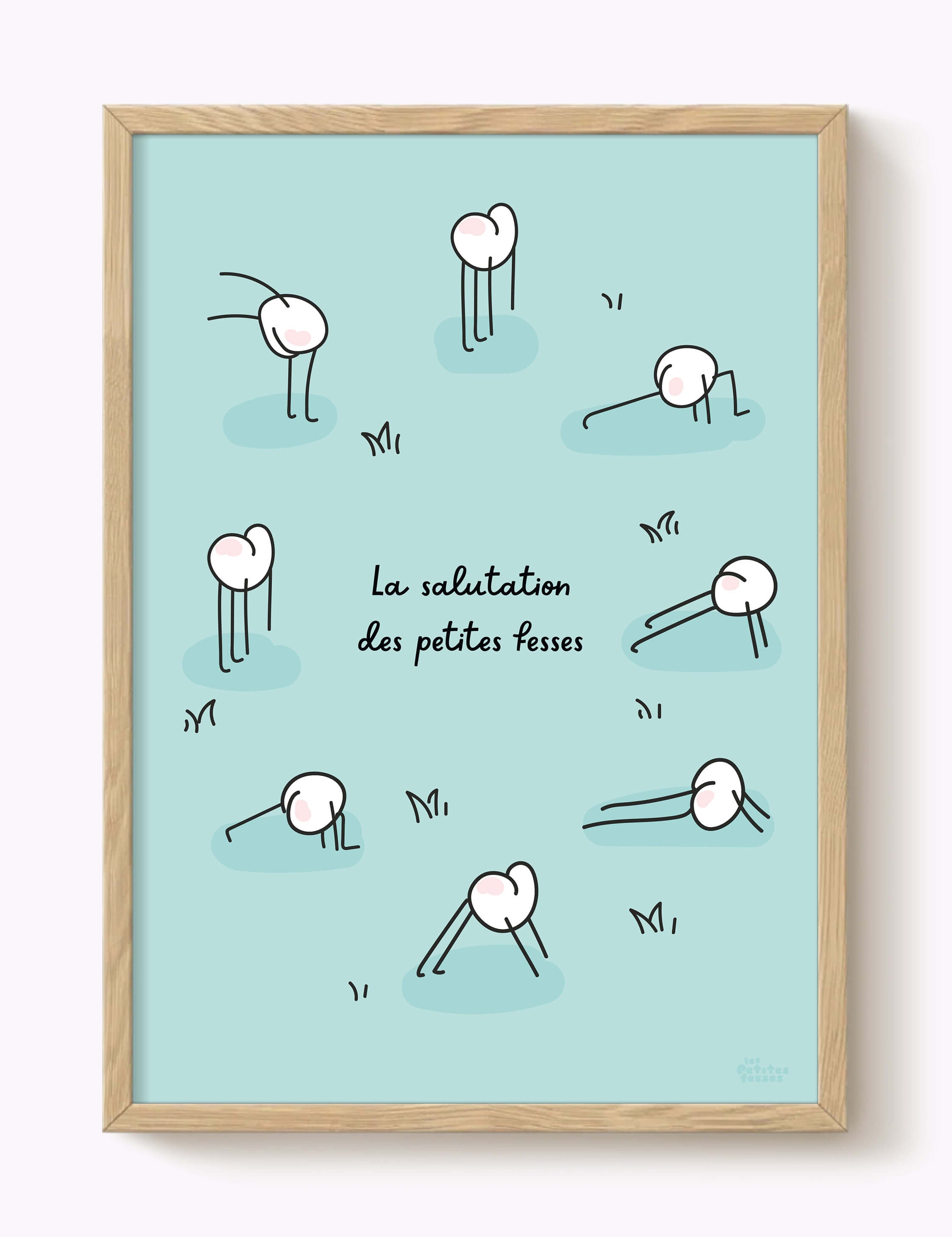 Affiche La salutation des petites fesses