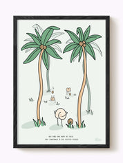 Affiche Qui gobe une noix de coco