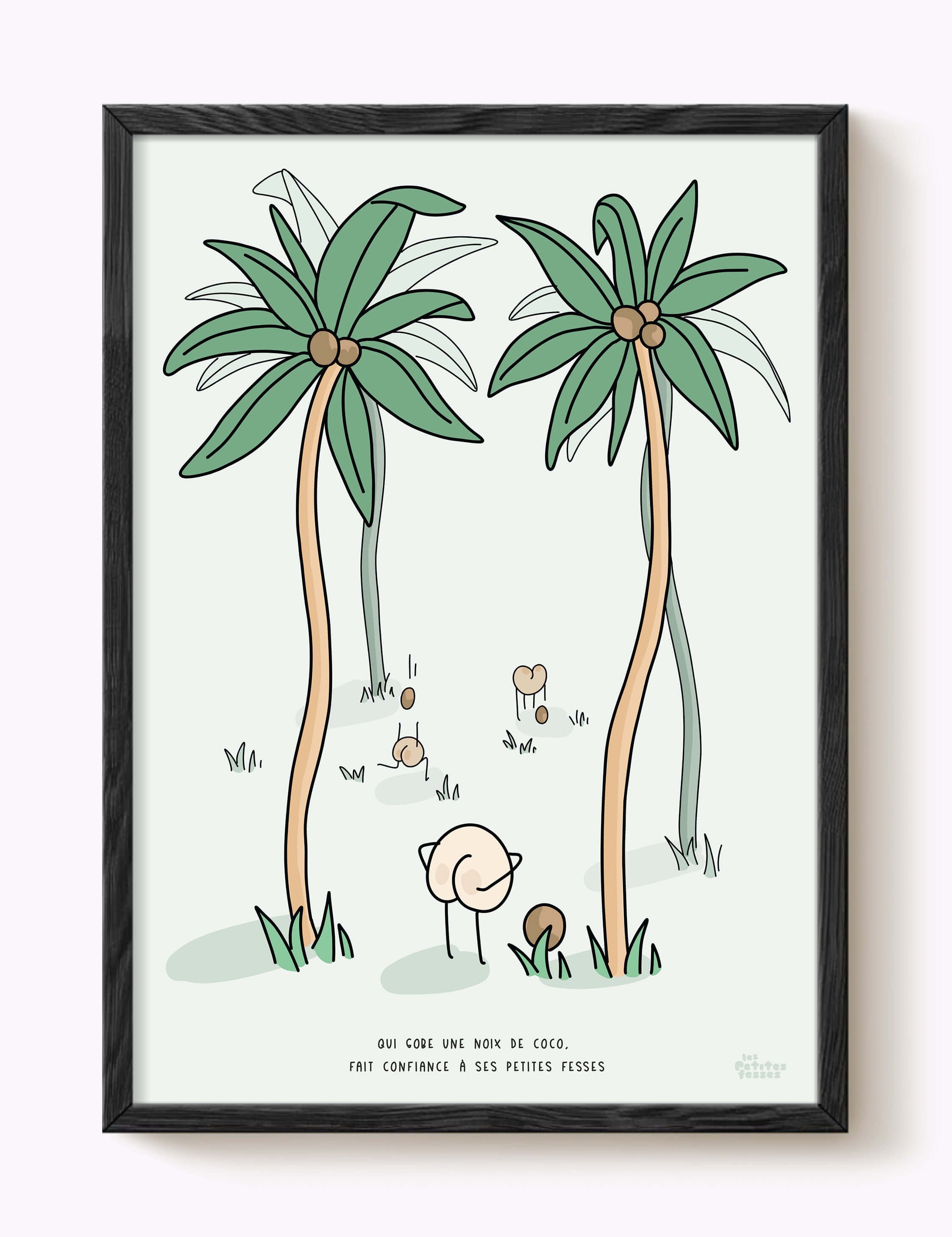 Affiche Qui gobe une noix de coco