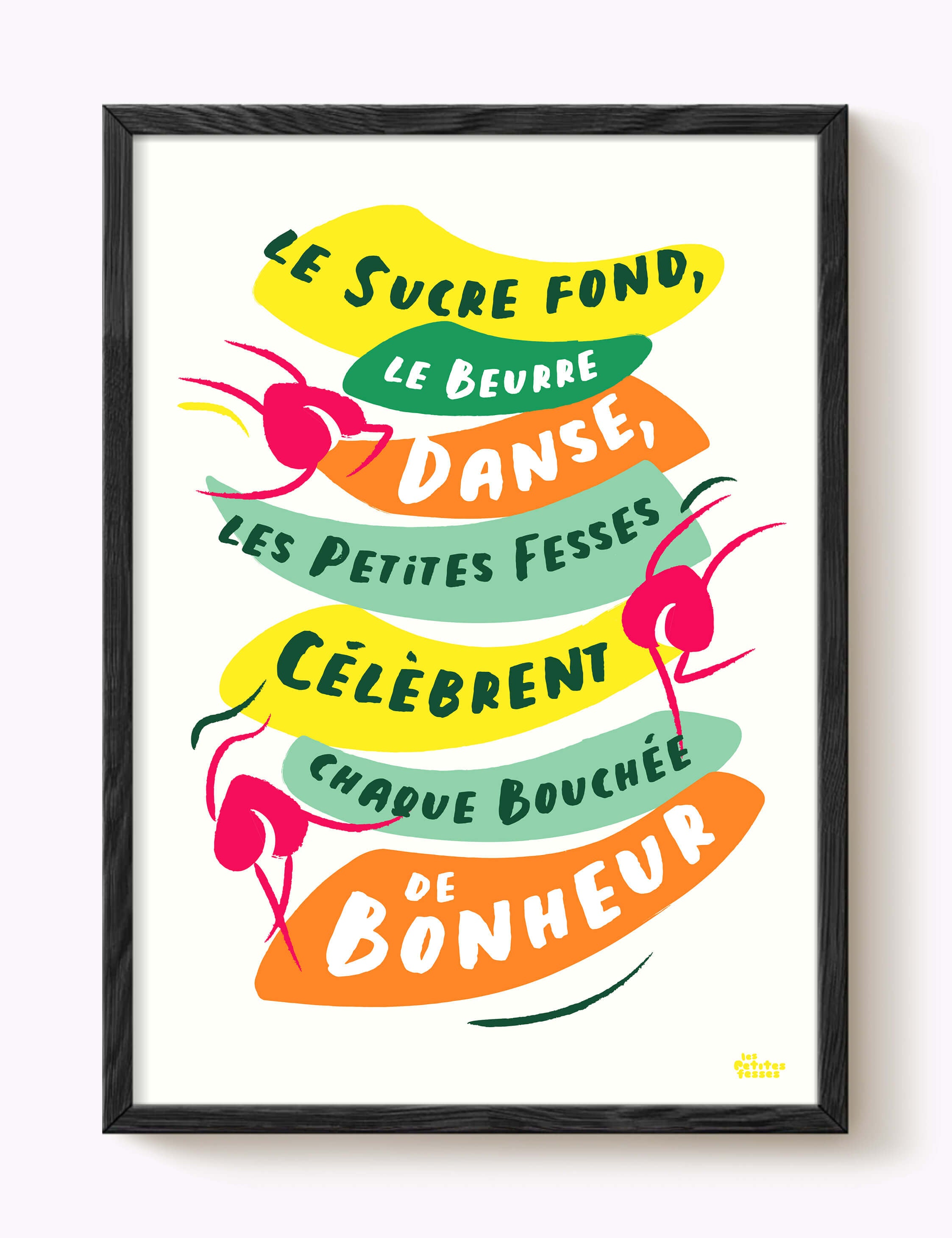 Affiche Le sucre fond