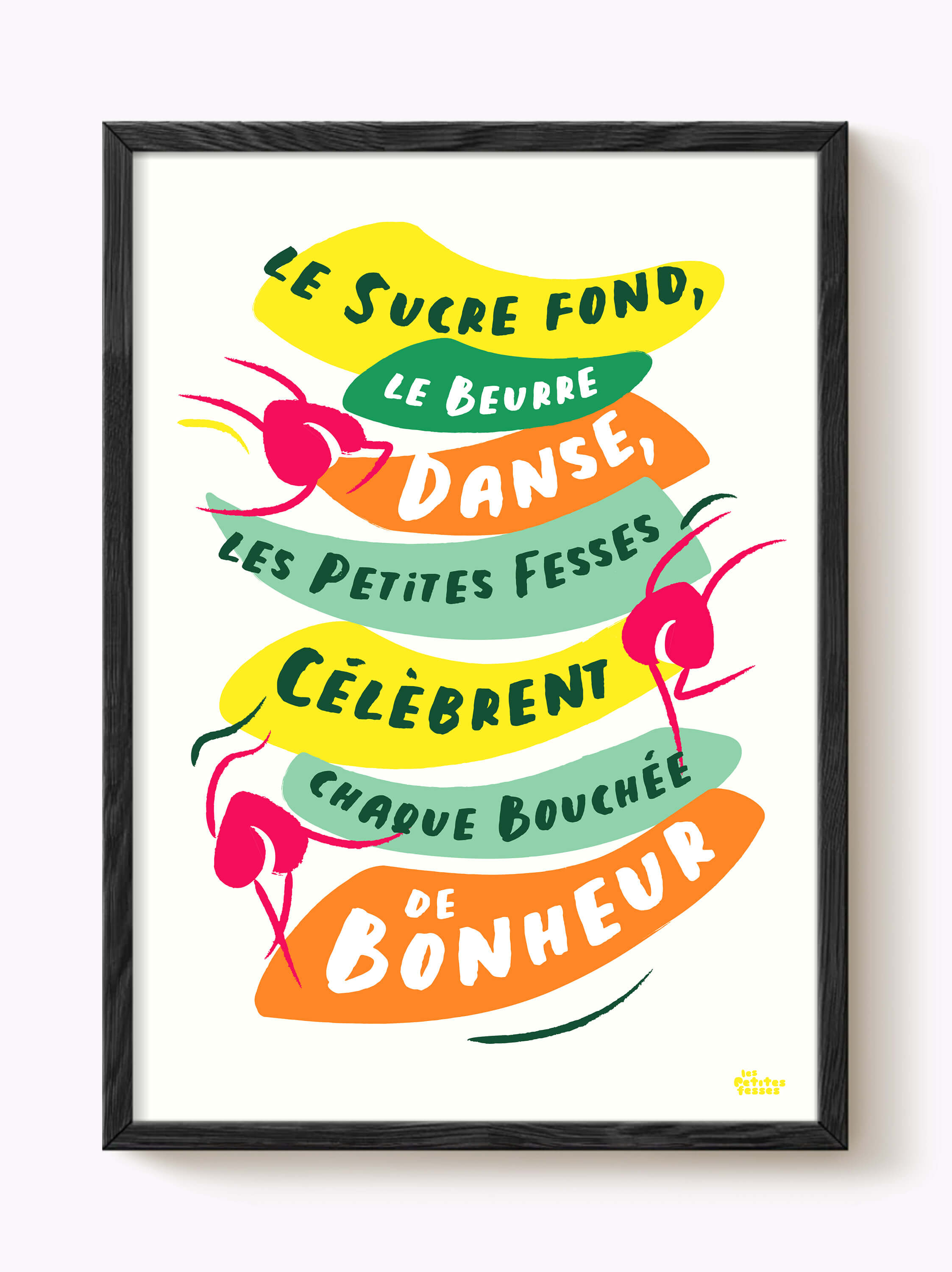 Affiche Le sucre fond