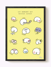 Affiche Les humeurs des petites fesses