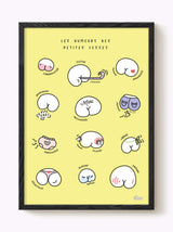 Affiche humour WC • Les humeurs des petites fesses