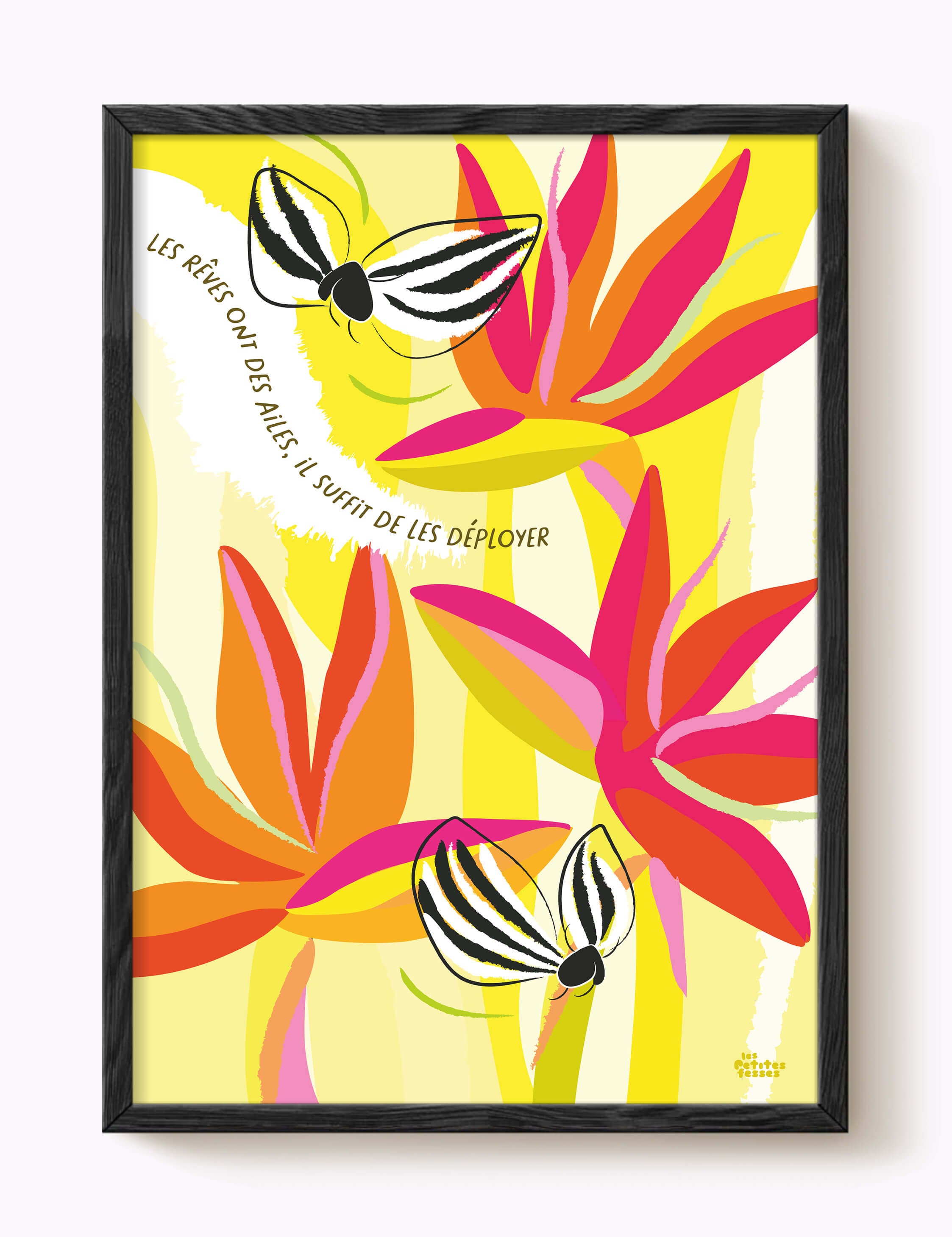 Affiche Oiseau du paradis