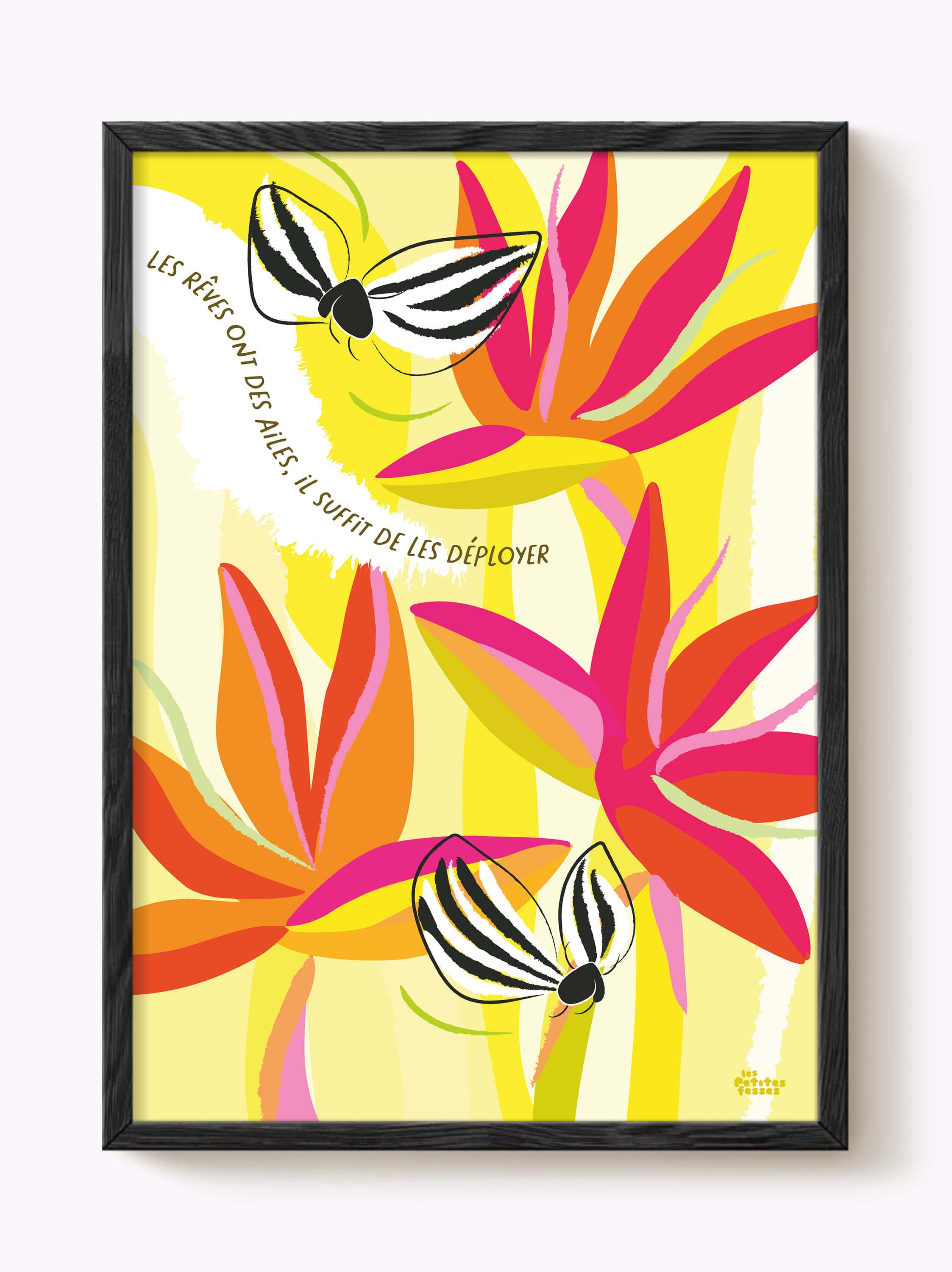 Affiche Oiseau du paradis