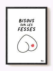 Affiche Bisou