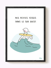 Affiche mes petites fesses dans le sud ouest