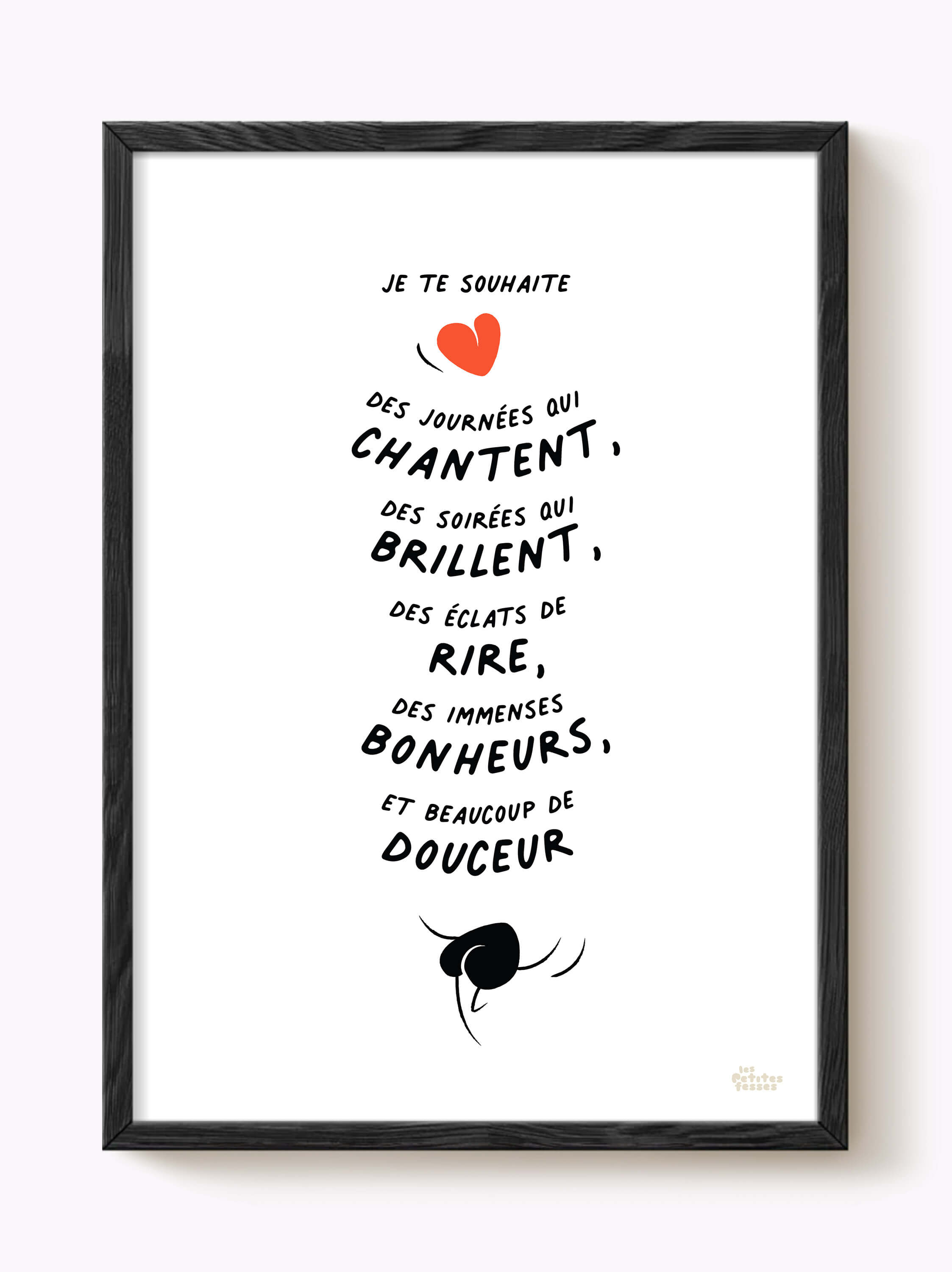 Affiche Je te souhaite