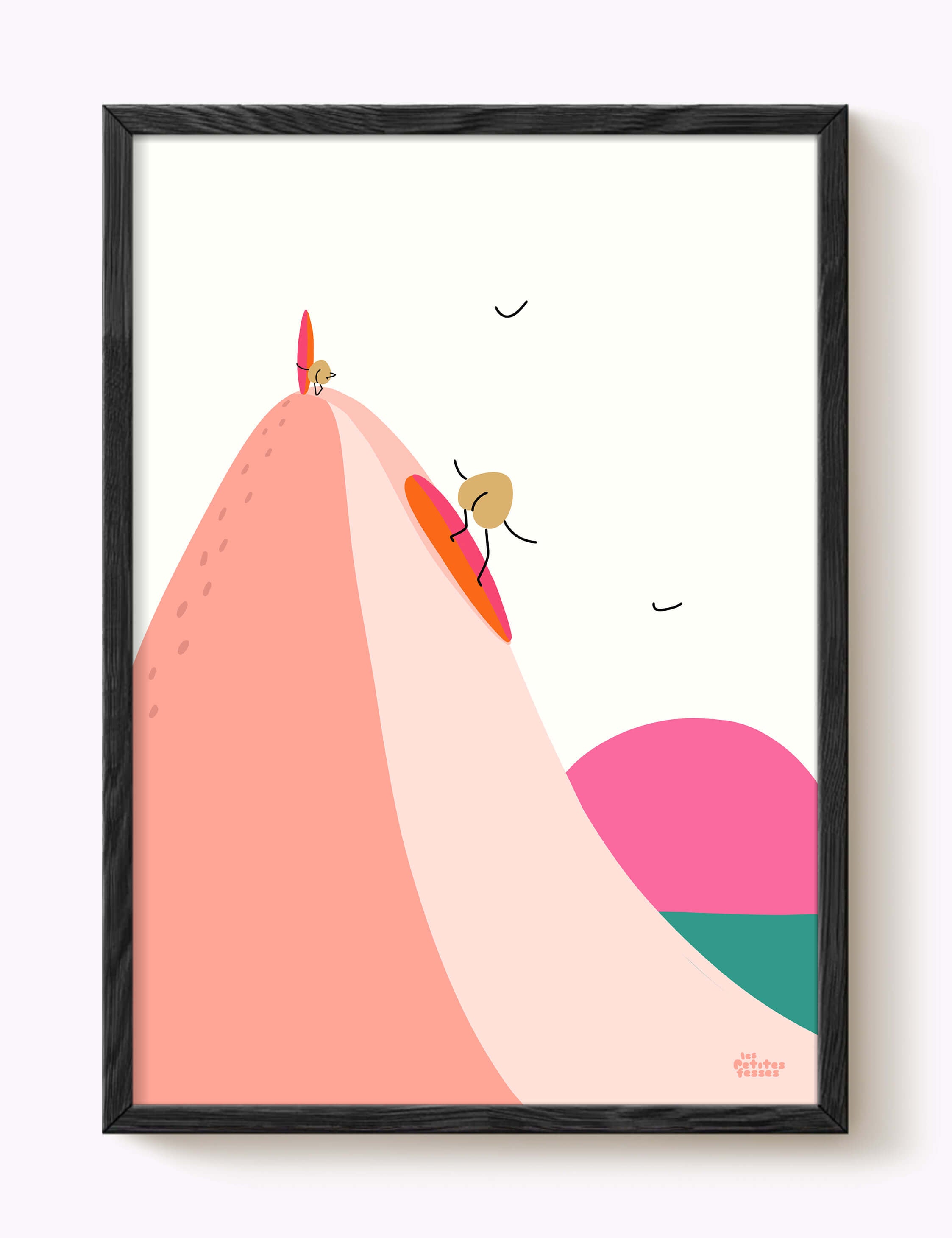 Affiche Surf sur la dune du Pilat