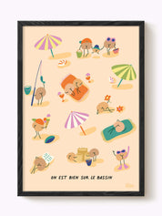 Affiche Journée plage
