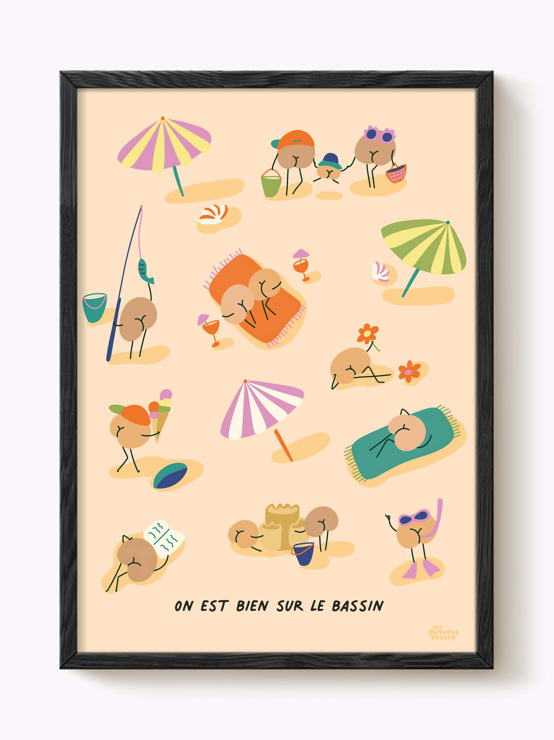 Affiche Journée plage