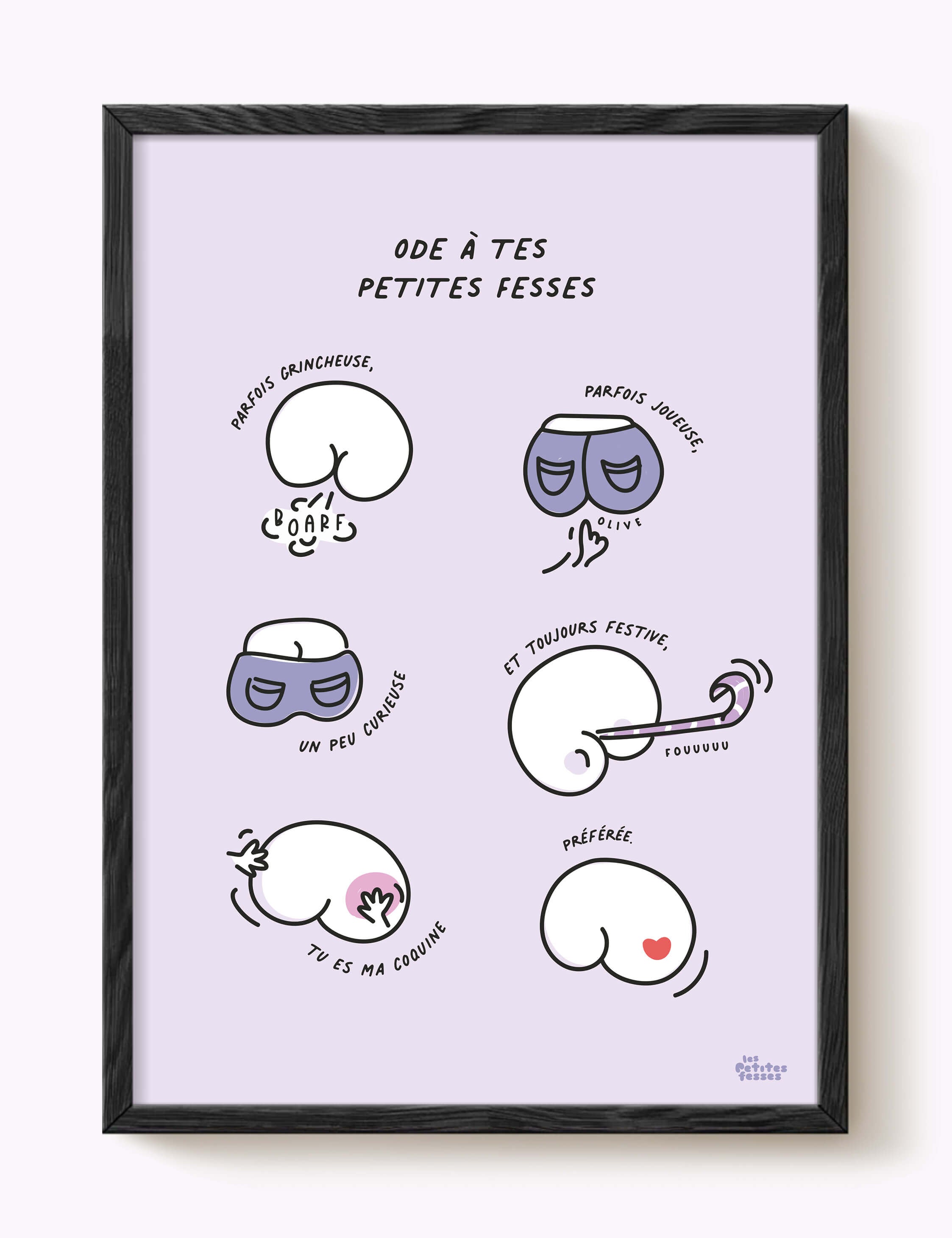 Affiche Ode à tes petites fesses