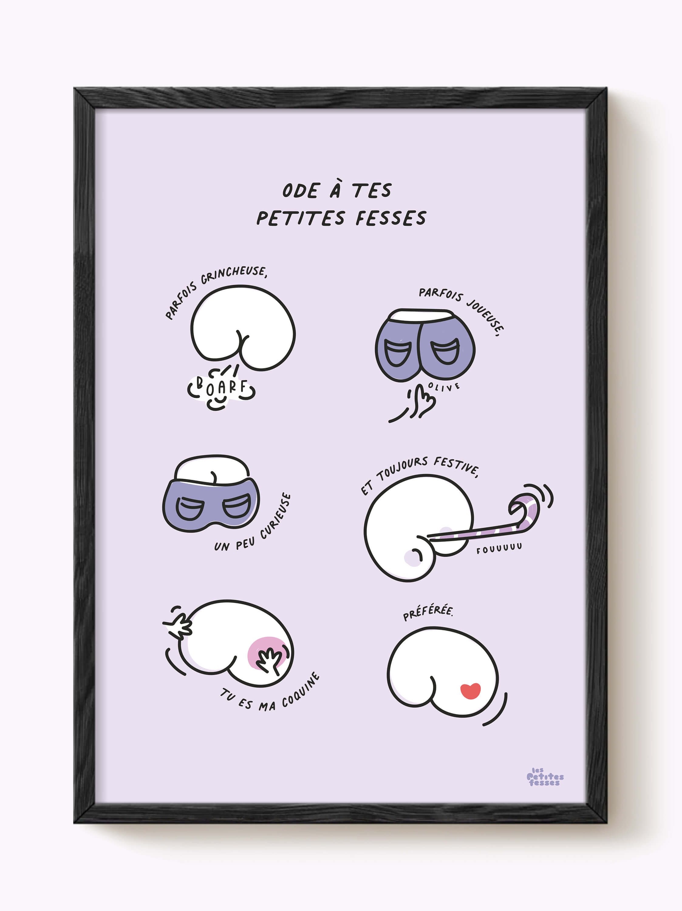 Affiche Ode à tes petites fesses