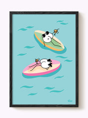 Affiche Paddle & Cocktail Chill