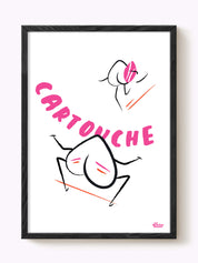 Affiche Rugby La cartouche