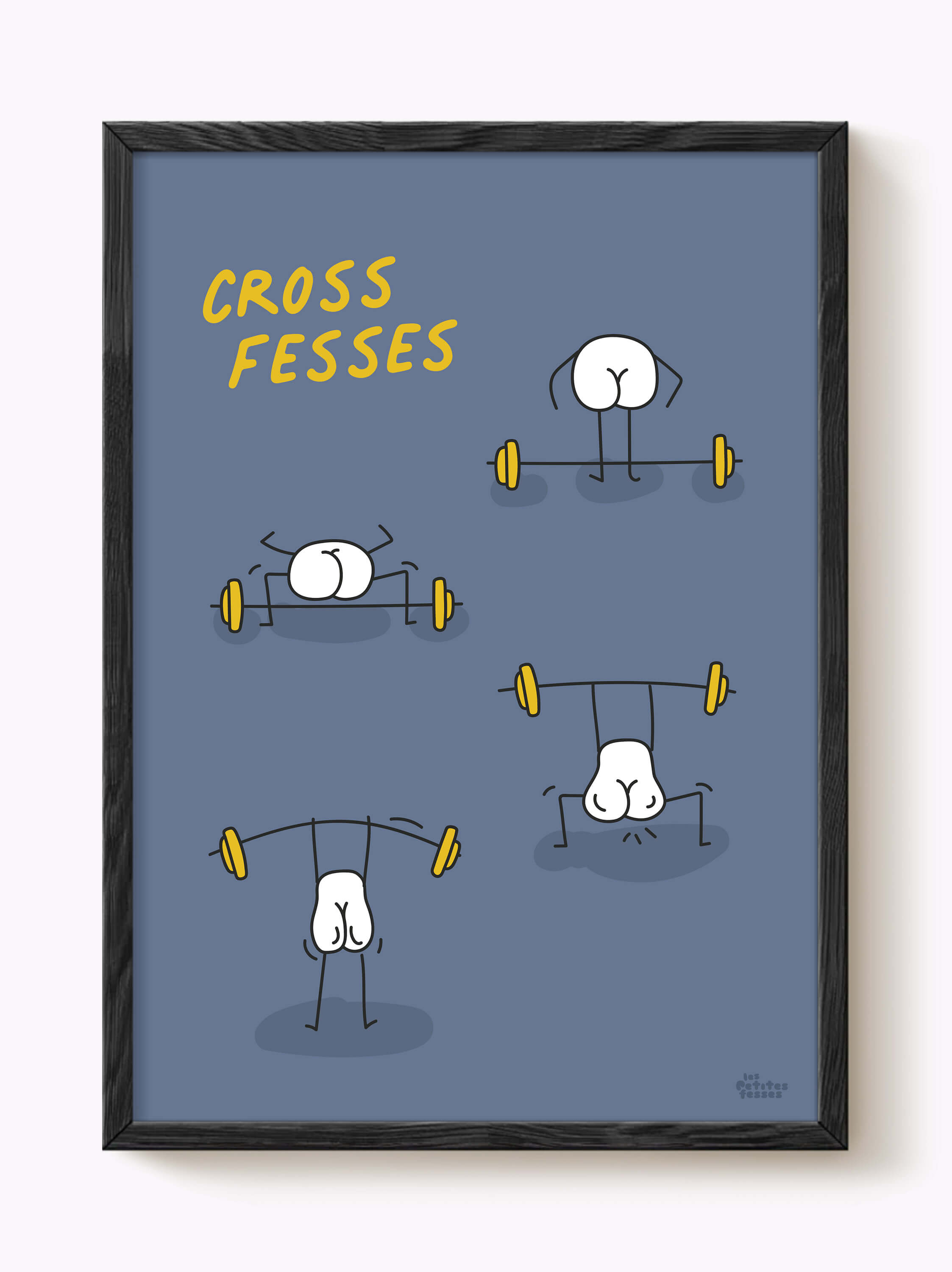 Affiche Crossfit Cross fesses