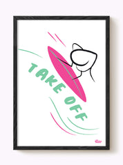 Affiche Surf Take Off