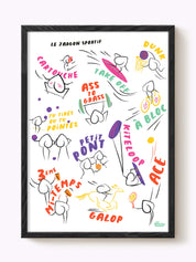 Affiche Le jargon sportif