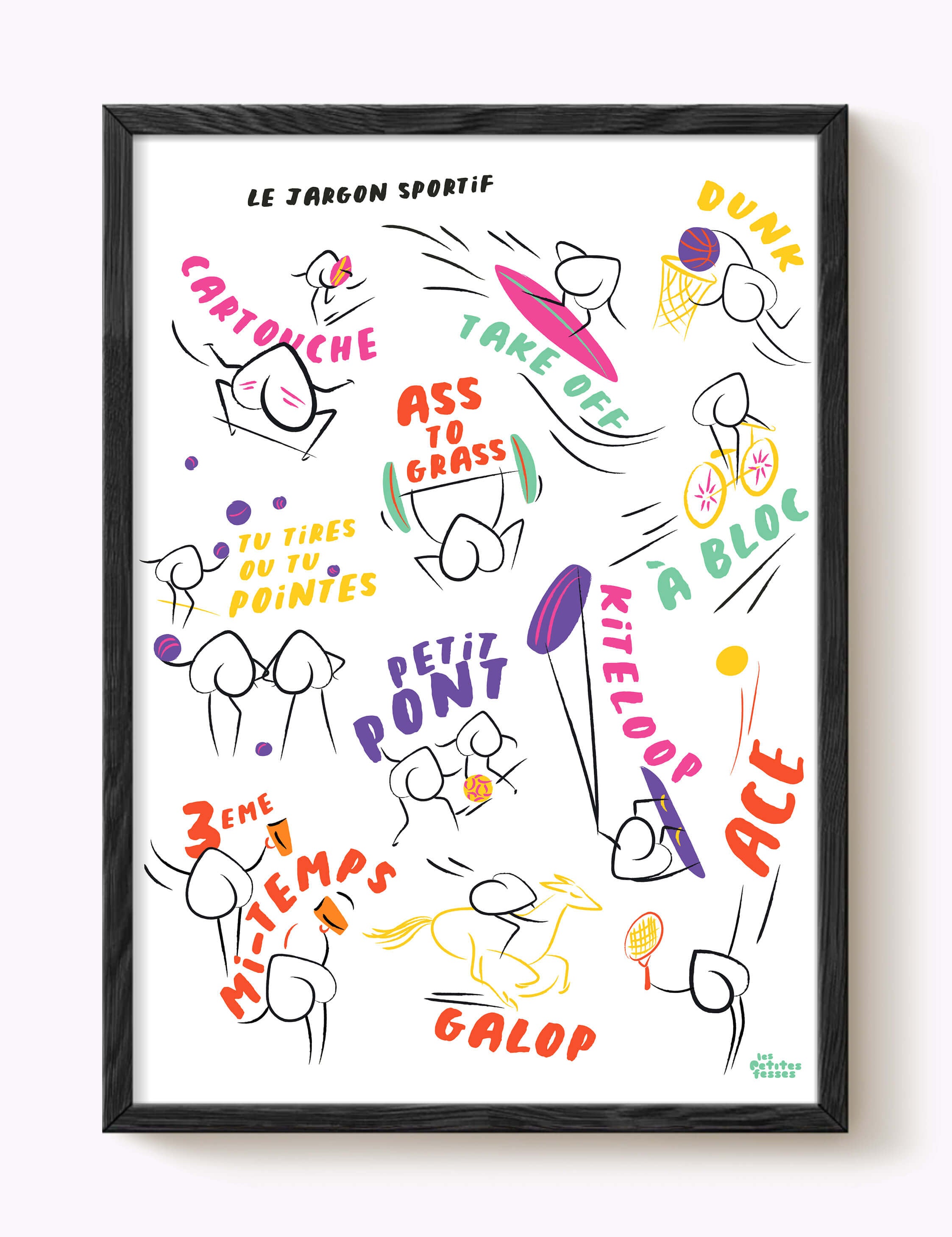 Affiche Le jargon sportif