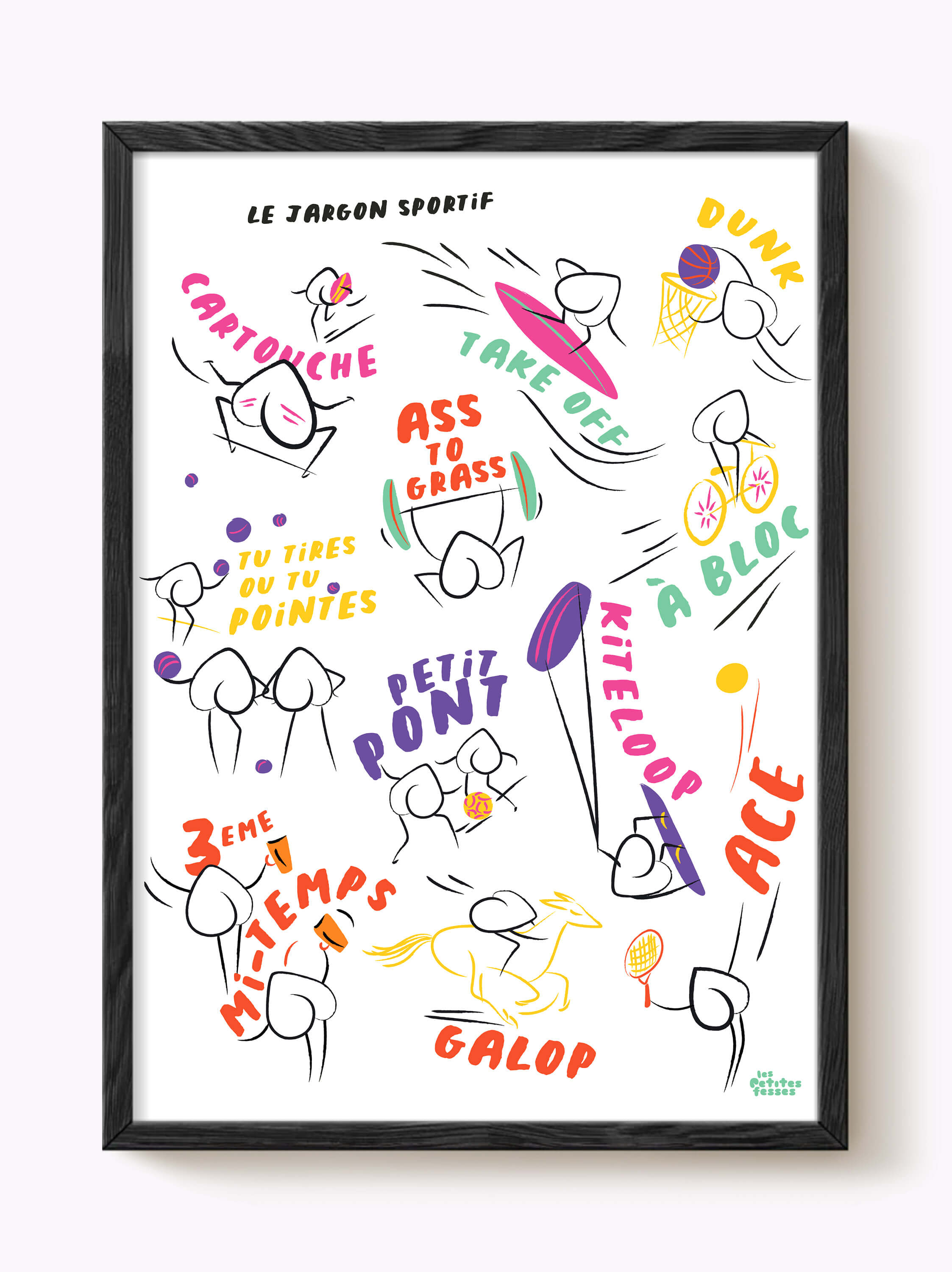 Affiche Le jargon sportif