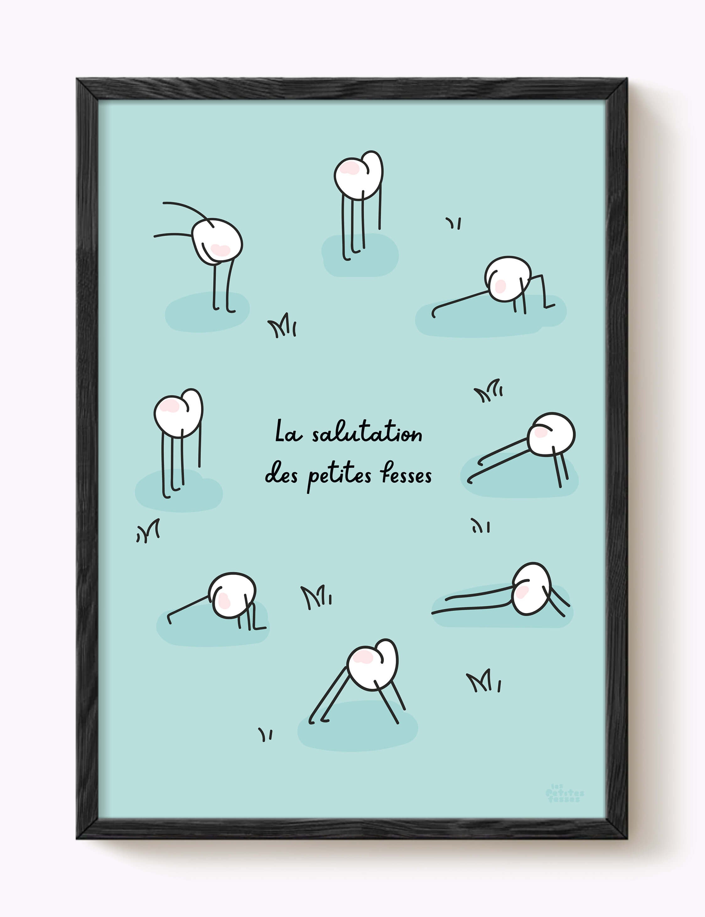 Affiche La salutation des petites fesses