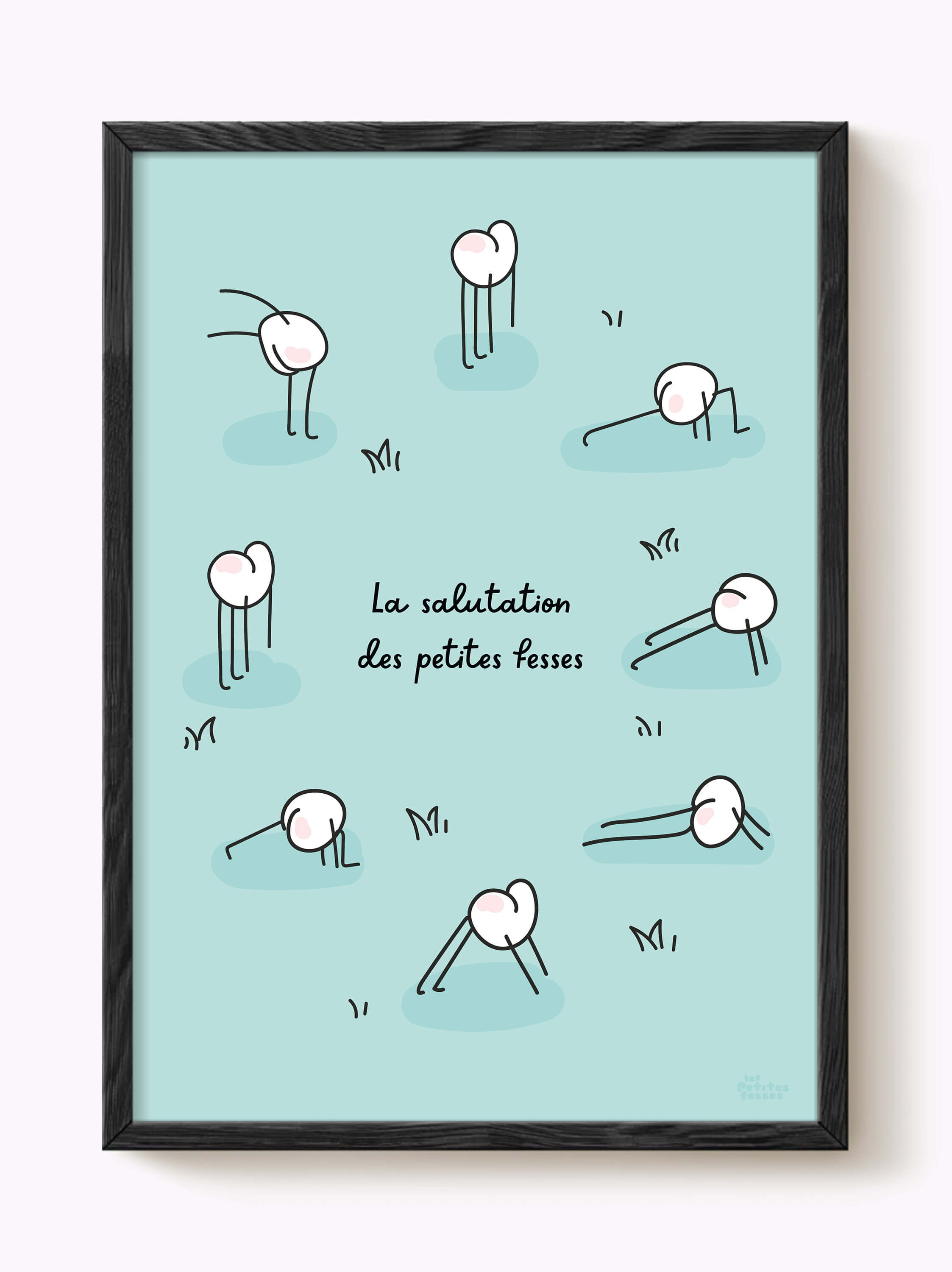 Affiche La salutation des petites fesses